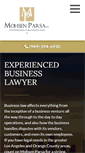 Mobile Screenshot of parsalaw.com